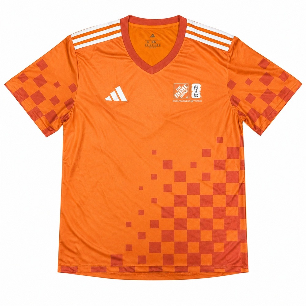 Adidas Soccer Jersey Mens XL FIFA World Cup 2026 Slim Fit Home Depot Partnership